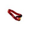 JUST1 GOOGLE NERVE ABSOLUTE BLACK - RED MEÐ MIRROR RED LENS - Image 2