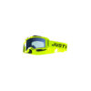 JUST1 GOOGLE NERVE KORTEN YELLOW FLUO - BLACK MEÐ MIRROR BLACK LENS