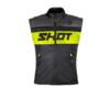 SHOT RACE GEAR SOFTSHELL LITE BODYWARMER - NEON GULUR ENDURO