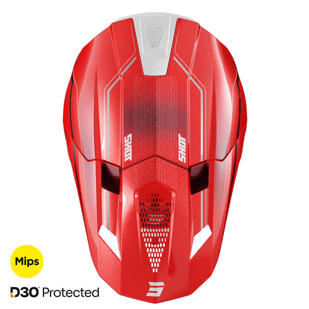 LITE CHALLENGER RED PEARLY S > XL - Image 2