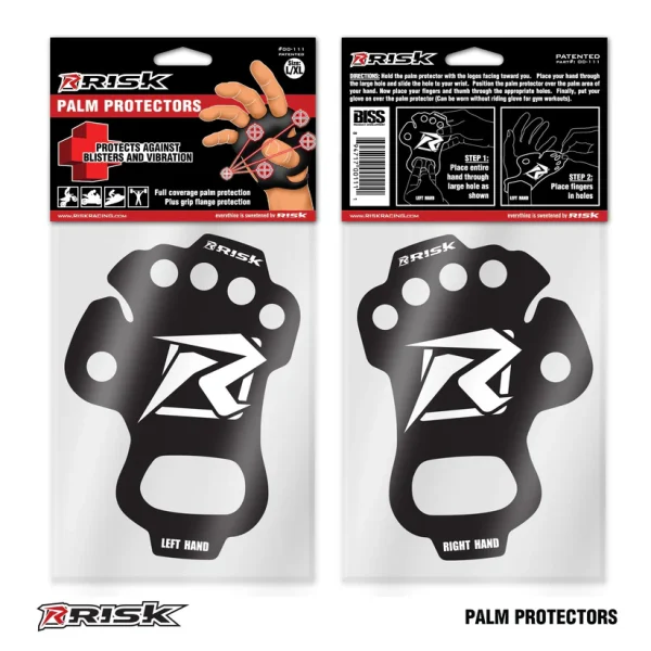 RISK RACING PALM PROTECTORS Rauð/Hvít/Svört - Image 10