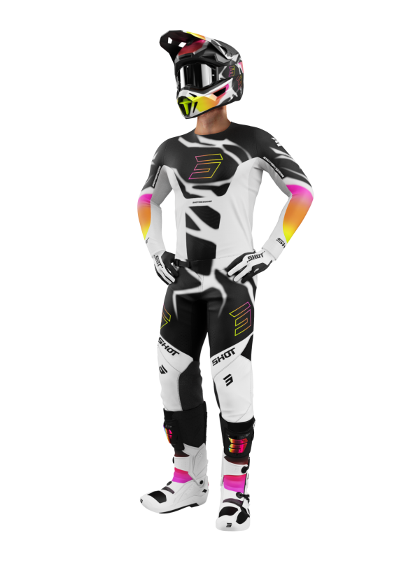 SHOT RACE GEAR MOTOCROSS BUXUR - AEROLITE DEVIL BLACK - Image 5