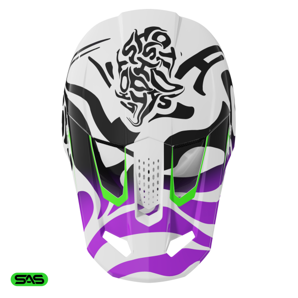 SHOT BARNA HJÁLMUR SPEED GHOST PURPLE GLOSSY - Image 2