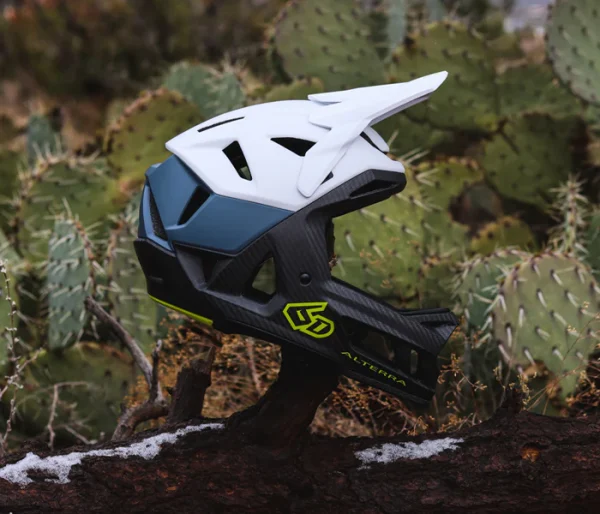 6D Alterra MTB hjálmur SEGMENTED GREY WHITE - Image 4