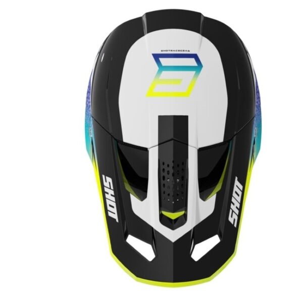 SHOT HJÁLMUR SPEED HYBRID NEON YELLOW GLOSSY - Image 3