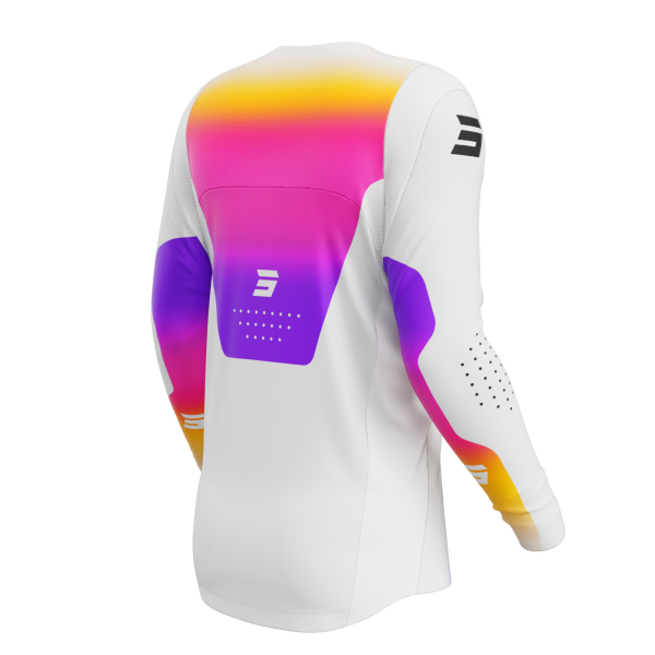 SHOT RACE GEAR TREYJA CONTACT STREAM WHITE - Image 2