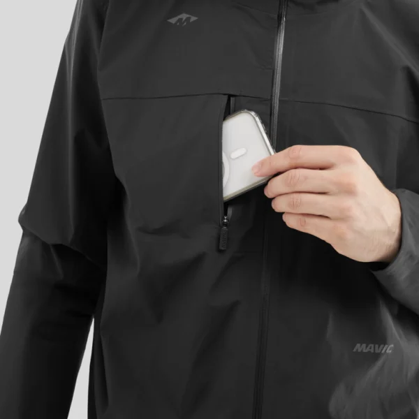 MAVIC DMAX STORM REGNJAKKI SVARTUR - Image 7